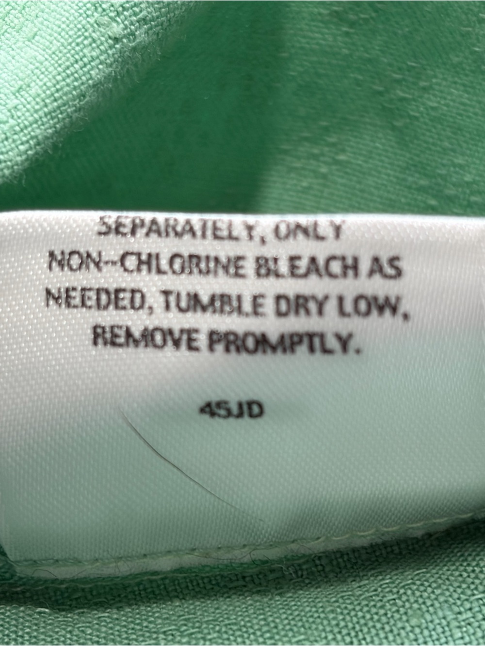 Eileen Fisher 100% Linen Light Green Cropped Drawstring Pants (Petite L) - Picture 7 of 10
